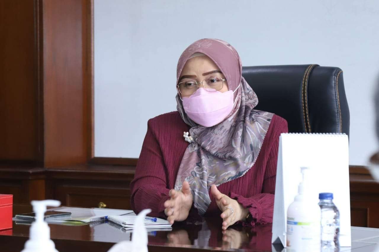 Direktur Jenderal Pembinaan Hubungan Industrial dan Jaminan Sosial Tenaga Kerja (PHI dan Jamsos) Kemnaker, Indah Anggoro Putri. (Foto: Istimewa)