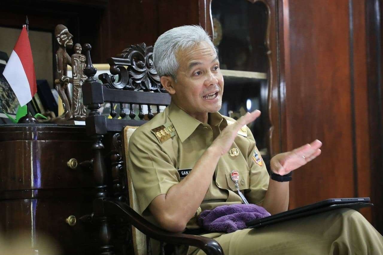 Gubernur Jawa Tengah Ganjar Pranowo mengatakan keterbukaan informasi publik di Jawa Tengah sudah bagus. (Foto: Ist)