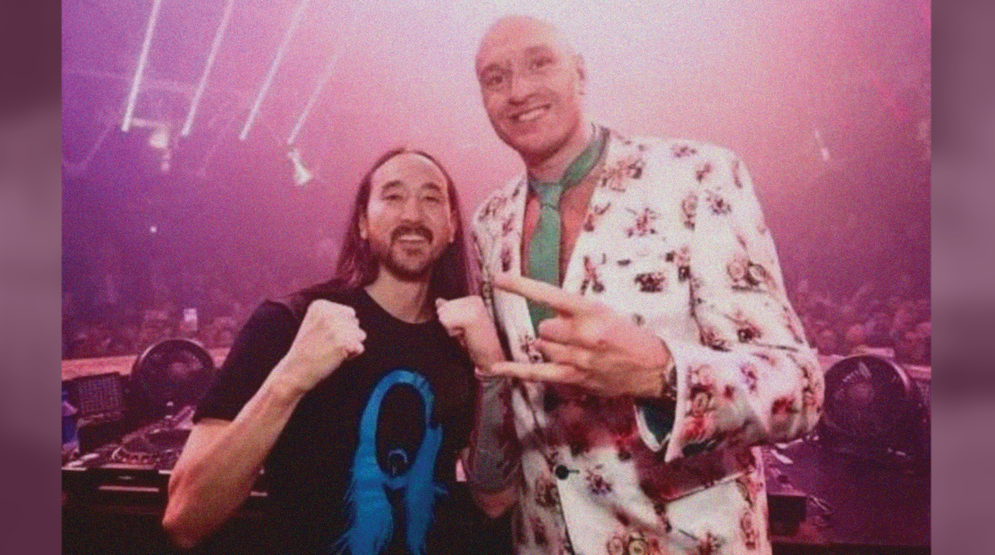 Tyson Fury Dugem bareng DJ Aoki usai meng-KO Deontay Wilder, Minggu 10 Oktober 2021. (Foto: Instagram)