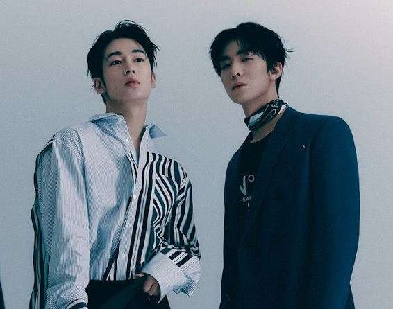 Dua member SF9, Hwiyoung dan Dawon. (Foto: FNC)