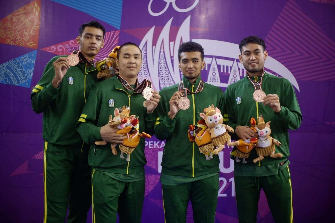 Tim basket 3x3 puta Jatim raih medali perunggu. (Foto: Istimewa)