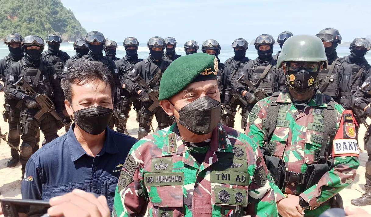 Panglima Divisi Divisi Infanteri 2/Kostrad, Mayor Jenderal TNI Andi Muhammad. (Foto: Muh Hujaini/Ngopibareng.id)