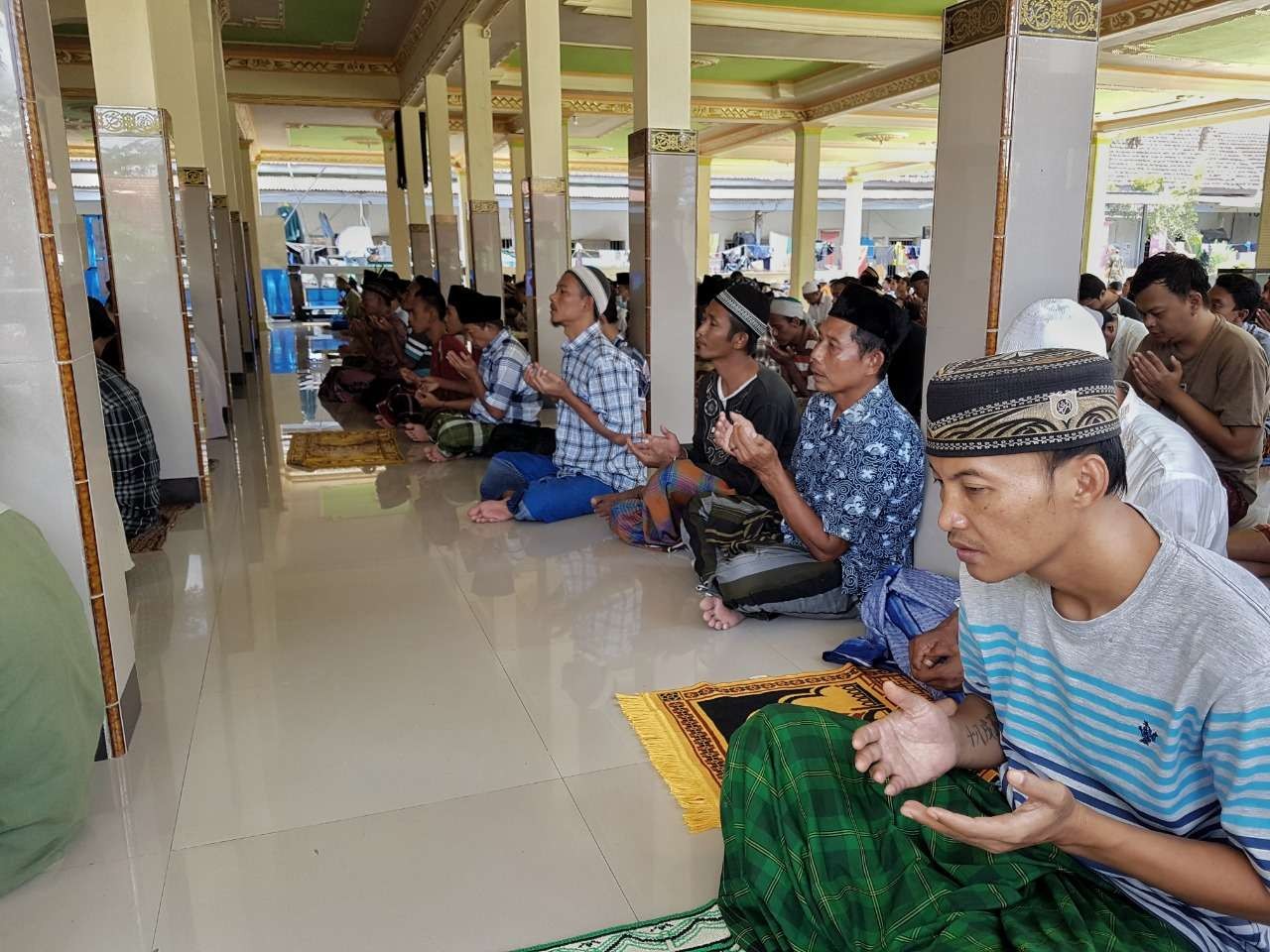 Perayaan Hari Santri Nasional dari balik jeruji. (Foto: Kemenkumham Jatim)