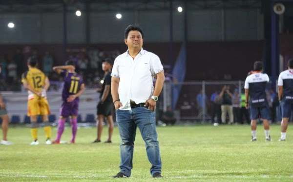 Budiarjo Thalib semasa menangani Persik Kediri di Liga 2 musim lalu. (Foto: Istimewa)