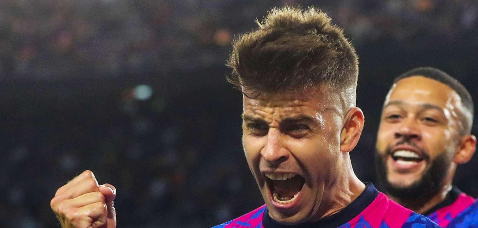 Gerard Pique menjadi pemain senior yang diharapkan bisa memberikan kontribusi pentinng bagi Barelona dalam laga El Clasico, 24 Oktober 2021. (Foto: Twitte/@FCBareclona)