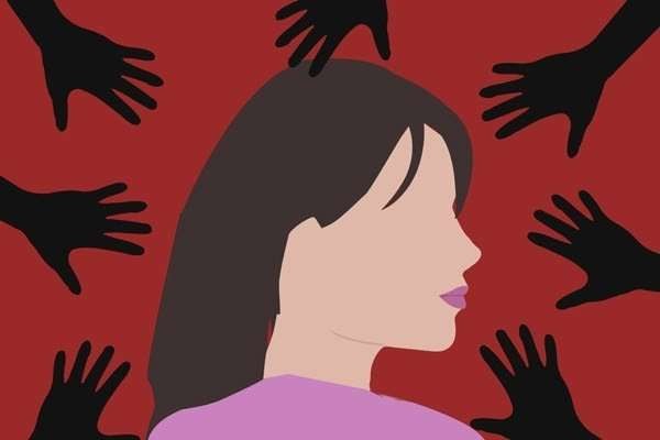 Ilustrasi pelecehan seksual pada perempuan (Ilustrasi: Antara)