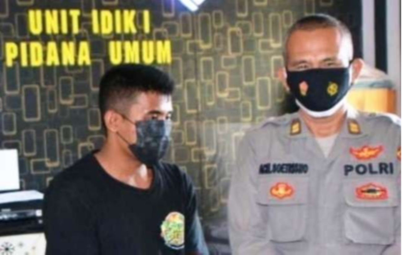 Setelah empat bulan buron, SA pelaku curas di Situbondo dibekuk polisi di Tuban. (foto:istimewa)