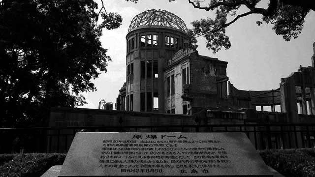 Ilustrasi; Monumen Hiroshima atau dikenal sebagai Genbaku Dome atau Atomic Bomb Dome, bukti kekejaman bom nuklir  AS yang dijatuhkan di Hiroshima dan Nagasaki, Agustus 1945. (Foto:Kyoto)