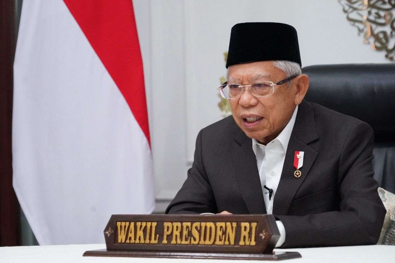 Wapres Ma'ruf Amin rapat bersama Menkopolhukam bahas keamanan dan kesejahteraan Papua. (Foto: Setwapres)