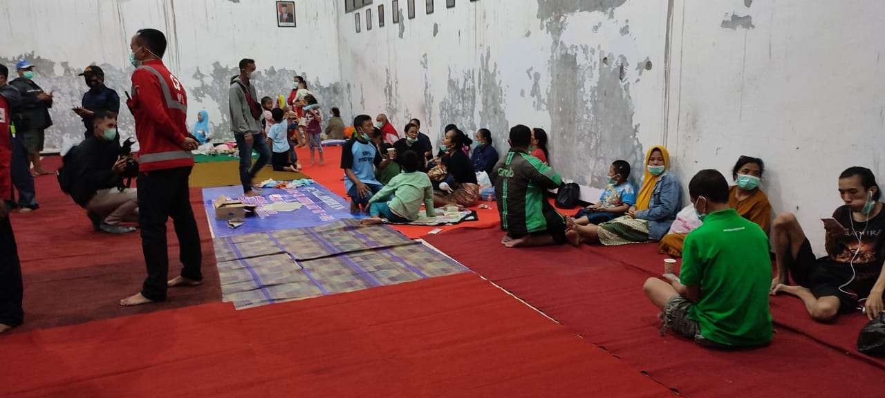 Pengungsi banjir bandang di Kota Malang (Foto: istimewa)