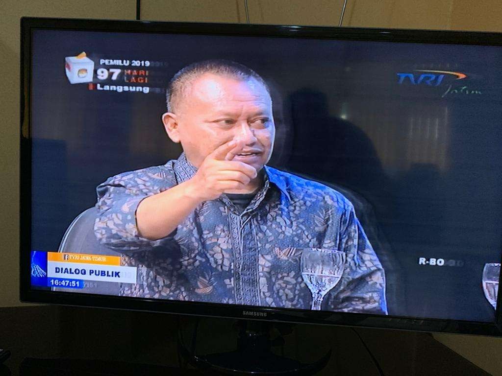 Lutfil Hakim saat menjadi narasumber dialog publik di TVRI beberapa waktu lalu. (Foto: Istimewa)