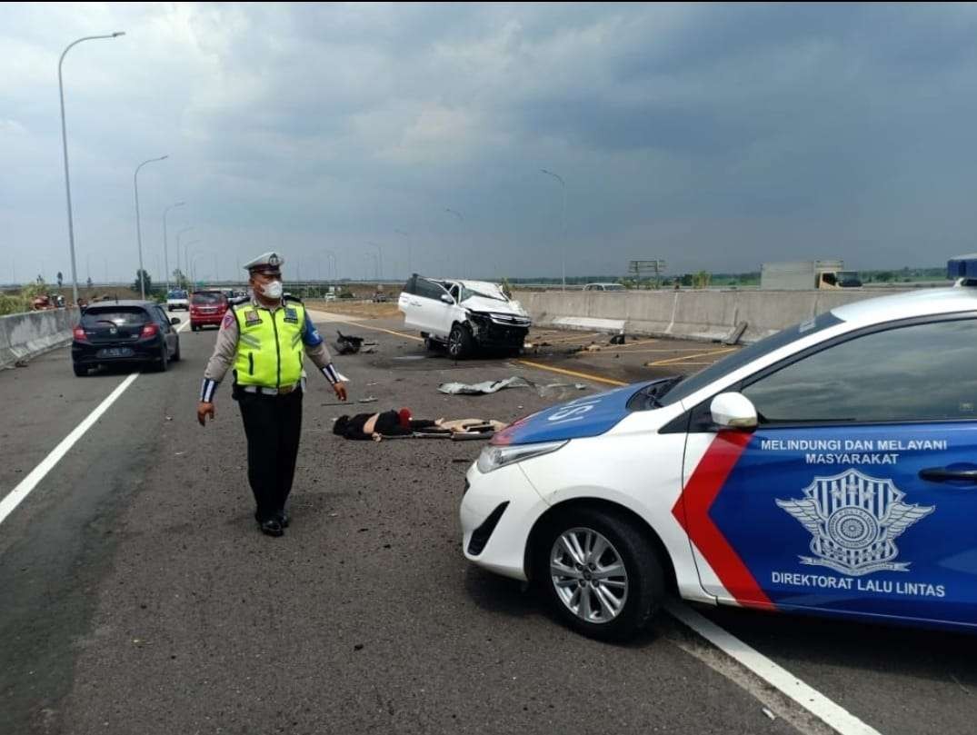 Kecelakaan tunggal di Tol Jombang-Mojokerto menyebabkan Vanessa Angel tewas. (Foto: Istimewa)