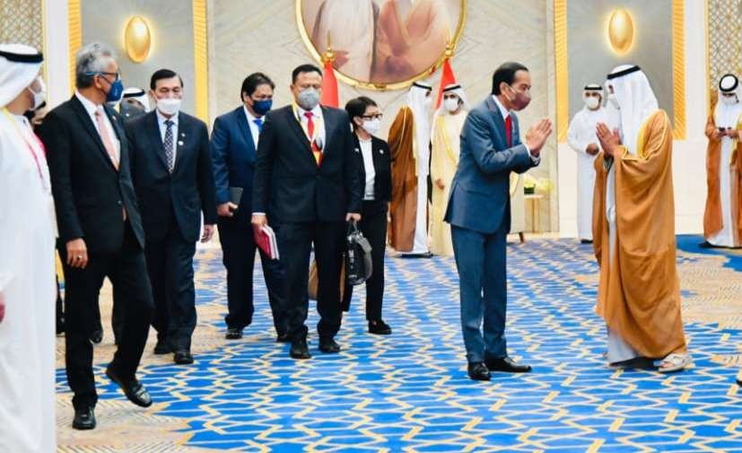 Presiden Jokowi diterima Sheikh Mohammed Bin Rashid Al Maktoum (MBR). (Foto: Setpres)