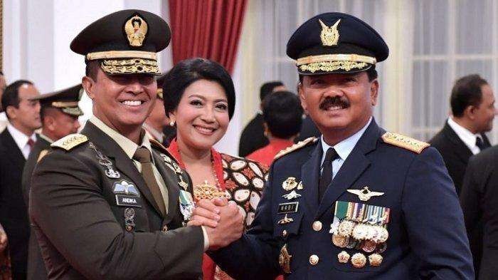 Panglima TNI Marsekal Hadi Tjahjanto tak mendampingi KSAD Andika Perkasa fit and proper test di Gedung DPR, Kompleks Senayan, Jakarta, Sabtu 6 November 2021. (Foto: Istimewa)