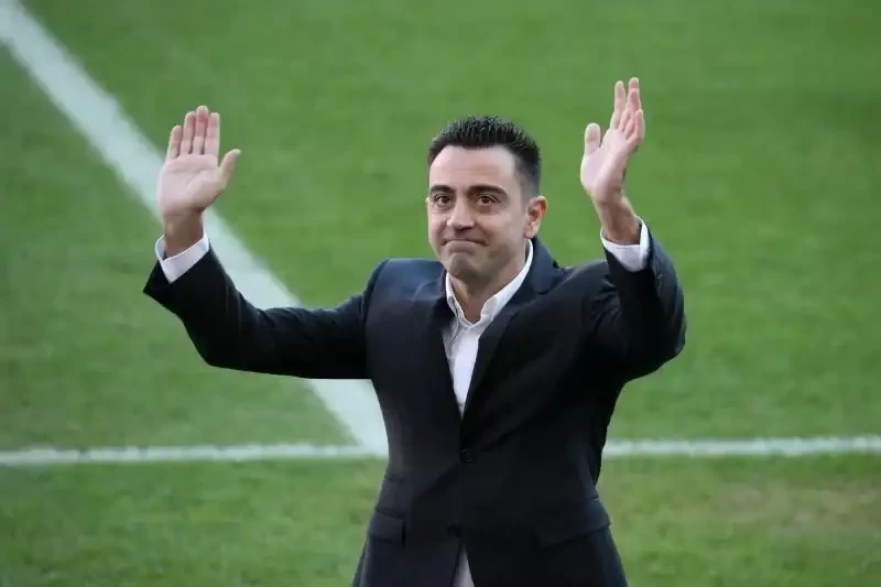 Xavi Hernandez diperkenalkan secara resmi sebagai pelatih Barcelona di Camp Nou pada Senin, 8 November 2021. (Foto: Ant)