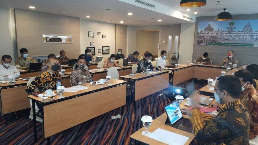 FGD Regulasi Pemanfaatan Candi Borobudur dan Candi Prambanan. (Foto: Kemenag)