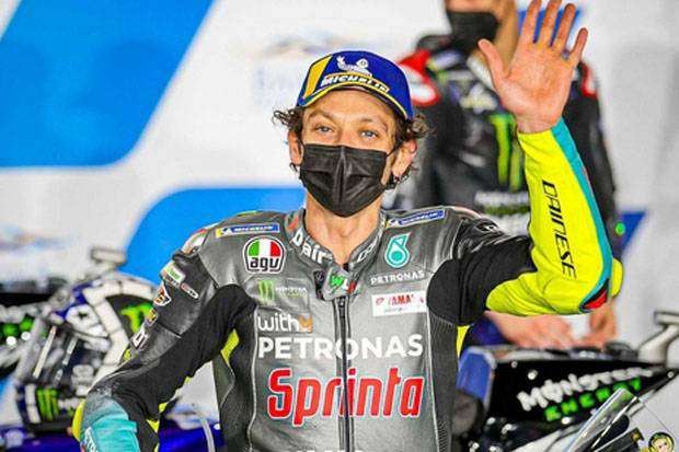 Valentino Rossi pensiun usai balapan MotoGP Valencia, Minggu 14 November 2021. (Foto: Twitter MotoGP)