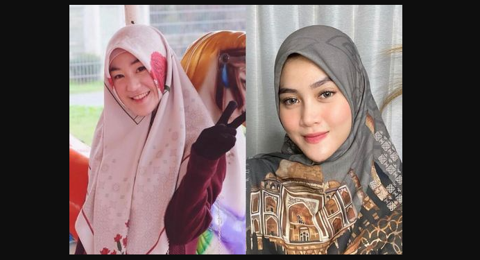 Henny Rahman (kanan), istri baru Alvin Faiz, mengirim pesan kepada Larissa Chou, jika dirinya lebih cantik. (Foto: Instagram/kolase)