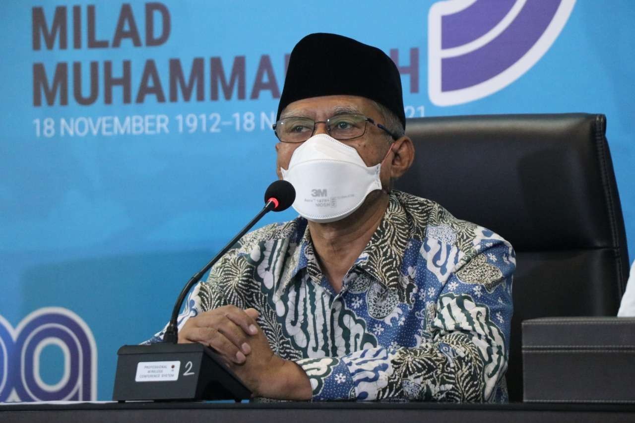 Ketua Umum Pimpinan Pusat Muhammadiyah Haedar Nashir. (Foto: Istimewa)