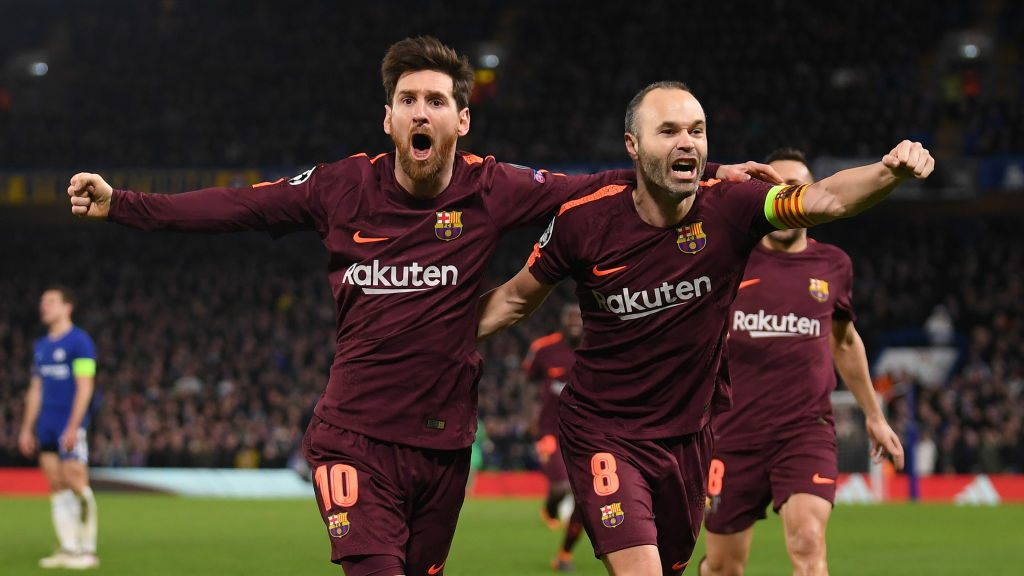 Messi dan Iniesta ketika berseragam Barcelona. (Foto: Istimewa)