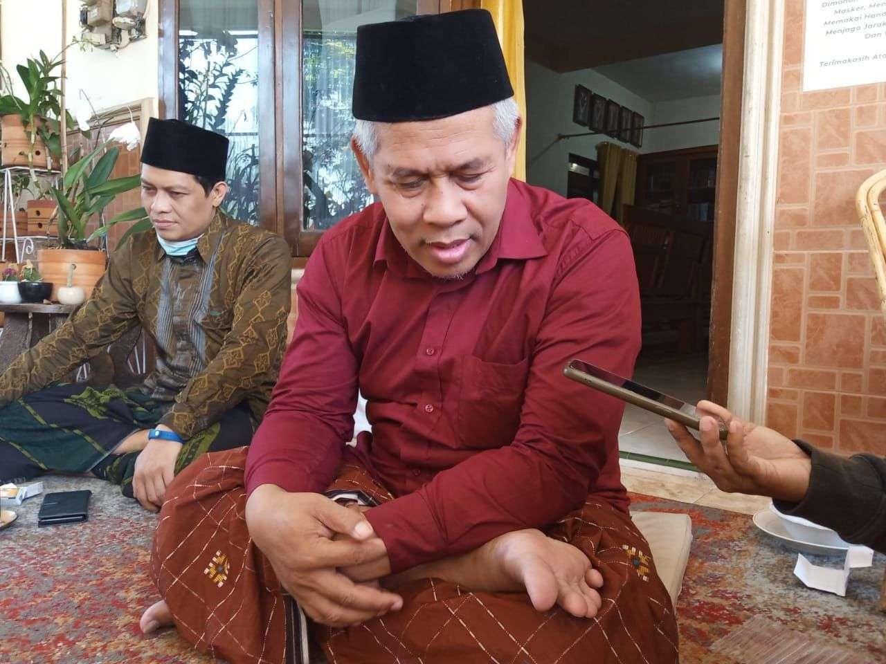 Kiyai Marzuki Mustamar saat berada di Ponpes Sabilurosyad, Gasek, Kota Malang (Foto: Lalu Theo/ngopibareng.id)