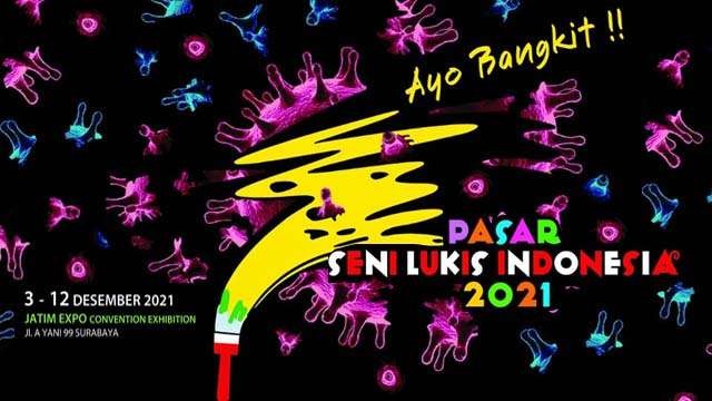 Pasar Seni Lukis Indonesia (PSLI) diadakan kembali setelah dua tahun berhenti akibat pandemi. PSLI ke XII digelar di Jatim Expo 3-12 Desember. (Ngopibareng)