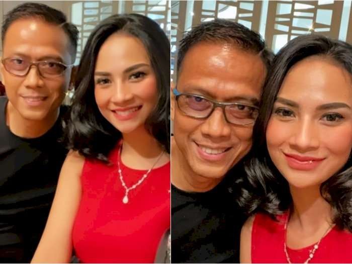 Foto kenangan terakhir Doddy Sudrajat dengan putrinya, Vanessa Angel. (Foto: Instagram)