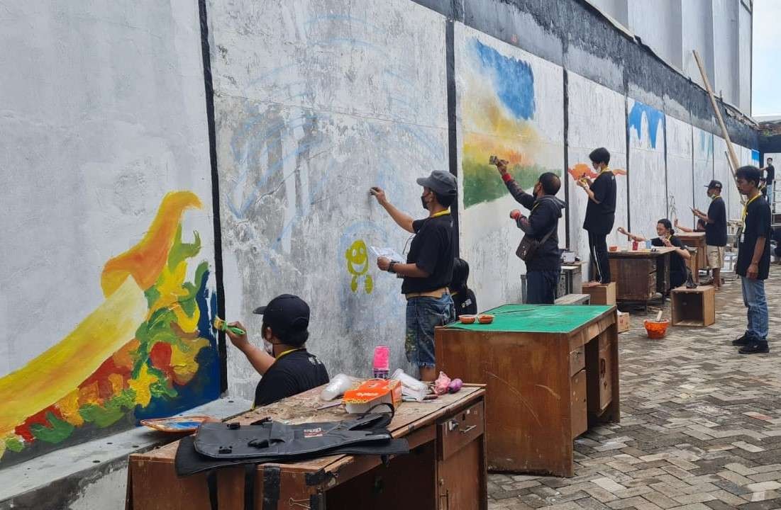 Pemprov Jateng menggelar lomba mural. (Foto: Dok Jateng)