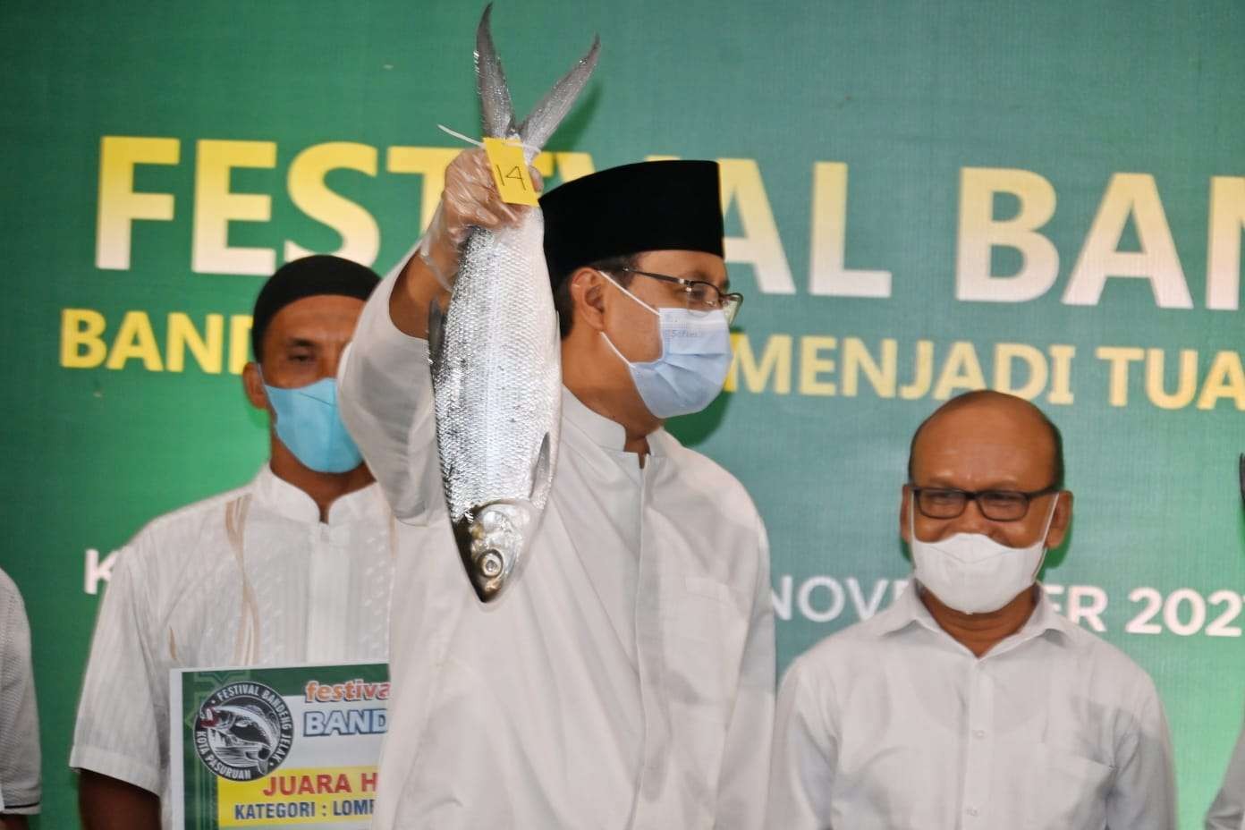 Walikota Pasuruan Saifullah Yusuf akan meningkatkan derajat Bandeng Jelak. (Foto: Istimewa)