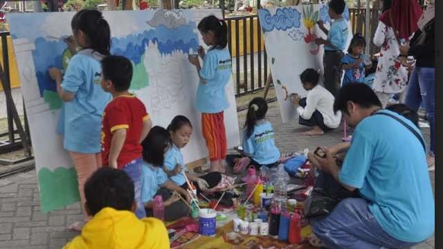 Anak-anak didik Aanggar Petelot Konte sedang memgikuti lomba. (Foto:Dokumentasi)