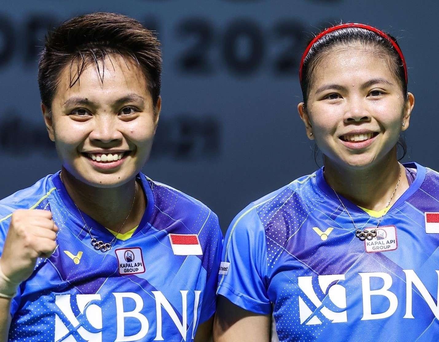 Ganda putri Indonesia Greysia Polii/Apriyani Rahayu pastikan ke semifinal Indonesia Open 2021. (Foto: BWF)