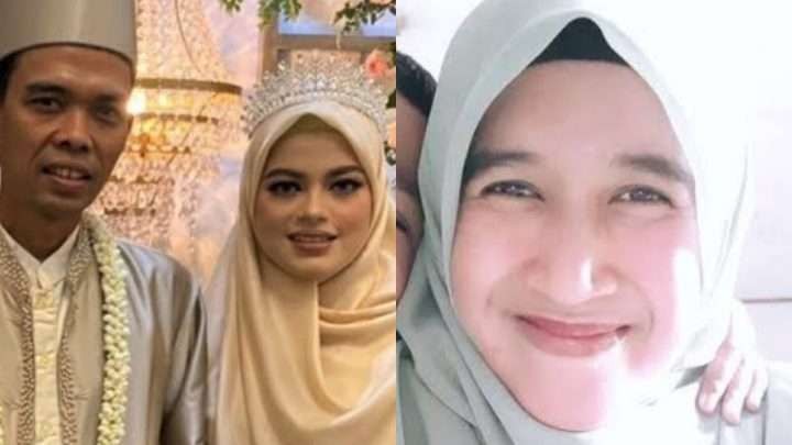 Ustadz Abdul Somad (UAS) berumah tangga dengan Fatimah Az Zahra (kiri), sedangkan mantan istri UAS, Melly Juniarti, belum menikah lagi. (Foto: Kolase)