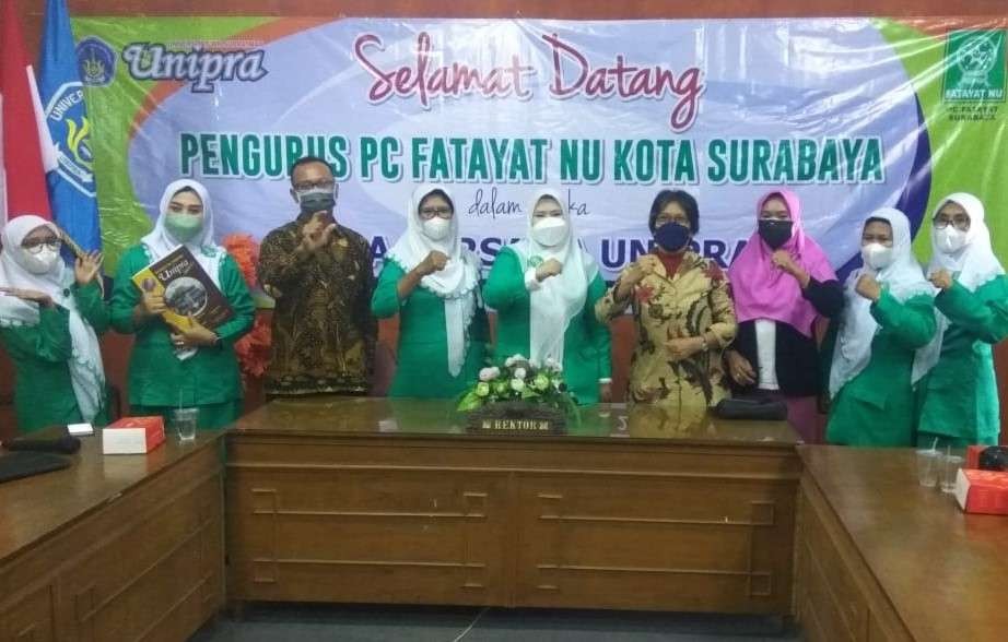 Fatayat gelar MoA dengan Universitas WR Supratman terkait sektor pendidikan. (Foto: Dok Unipra)