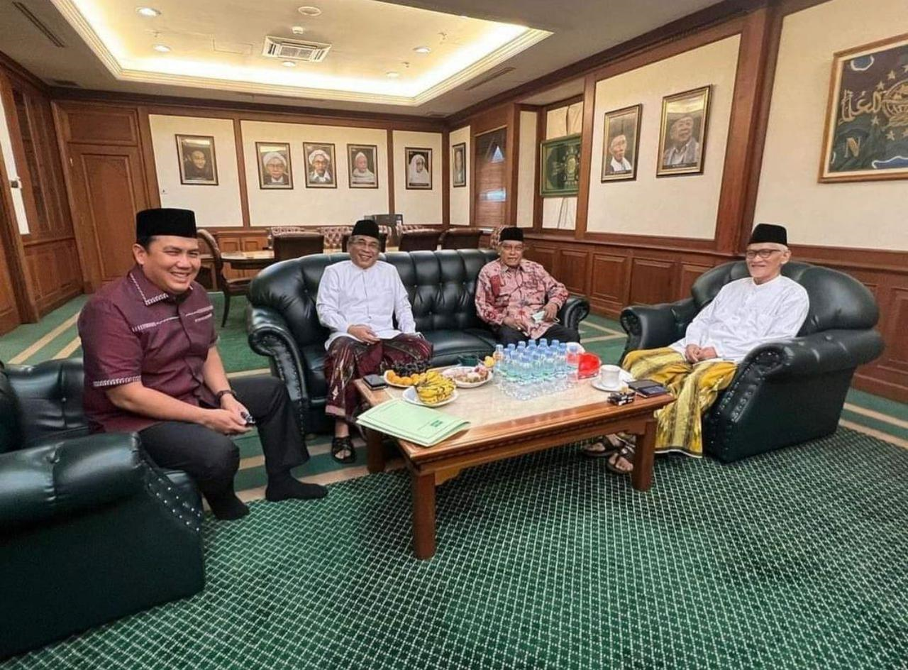 Ini adalah foto pertemuan terakhir antara Rais Aam, Katib Aam, Ketua Umum serta Sekjen PBNU. Foto itu diambil pada hari Rabu, 24 November di Kantor PBNU. (Foto: Istimewa)