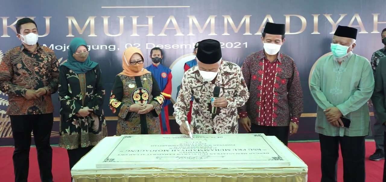 Peresmian Rumah Sakit Umum PKU Muhammadiyah di Kecamatan Mojoagung Kabupaten Jombang, Kamis 2 Desember 2021. (Foto:  muhammadiyah.or.id)