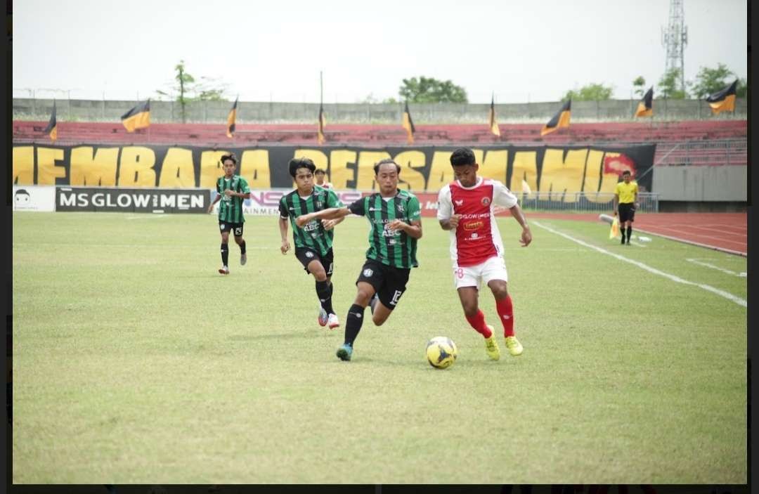 Persedikab lolos babak 8 besar setelah kandaskan PSPK Pasuruan 2-0. (Foto: Istimewa)