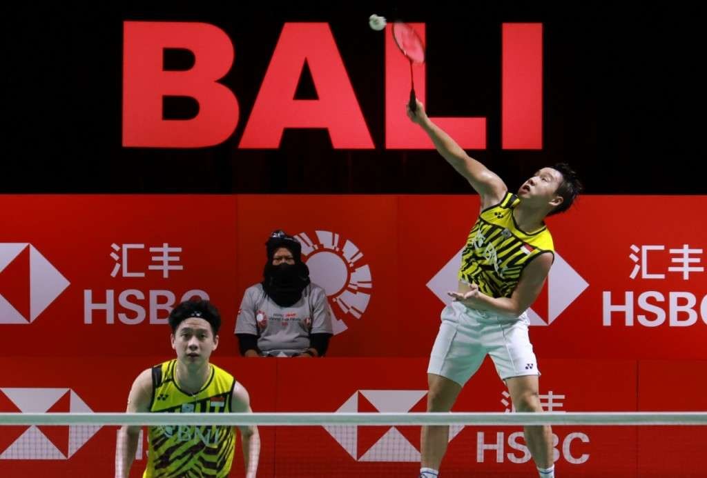 Kevin/Marcus kalah dari pasangan Jepang Takuro/Yugo Kobayashi di BWF World Tour Final. (Foto: Dok PBSI) Hoki