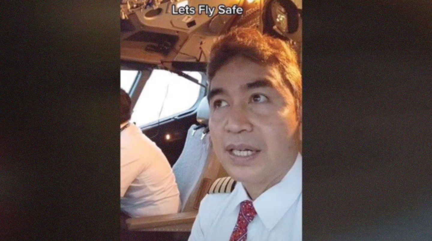 Pilot maskapai Lion Air Captain Ruud Van Pangemanan membagikan kisahnya saat terbang melewati daerah erupsi Gunung Semeru. (Foto: Instagram/TikTok @captainruud)