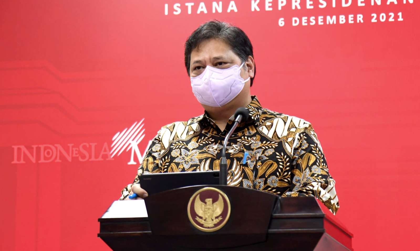 Menko Ekonomi Airlangga Hartarto (Foto: Setpres)