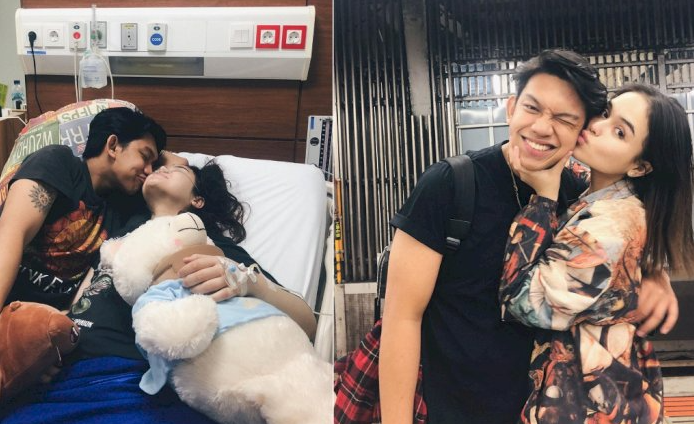 Laura Anna dan Gaga saat masih mesra. Gaga sempat terkenal sebagai mantan kekasih Awkarin. (Foto: Instagram)