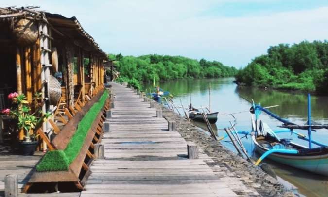 Salah satu objek di Desa Wisata Kampung Blekok Klatakan Kecamatan Kendit Situbondo Jawa Timur. (foto: istimewa)