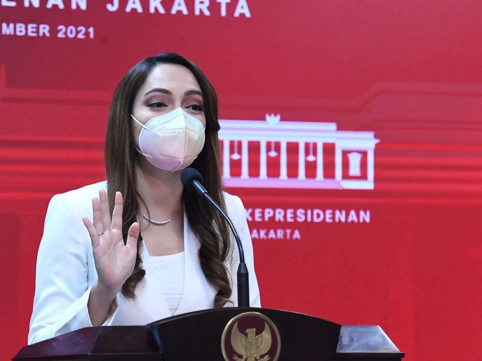 Juru Bicara Pemerintah untuk Covid-19, Reisa Broto Asmoro. (Foto: Setpres)