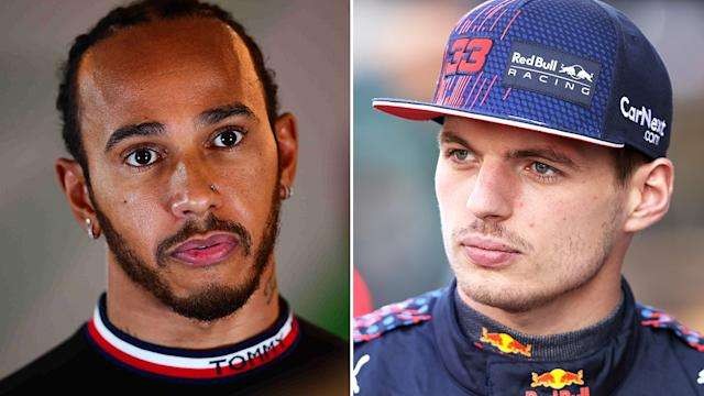 Lewis Hamilton vs Max Verstappen berebut gelar juara dunia F1. (Foto: Kolase)