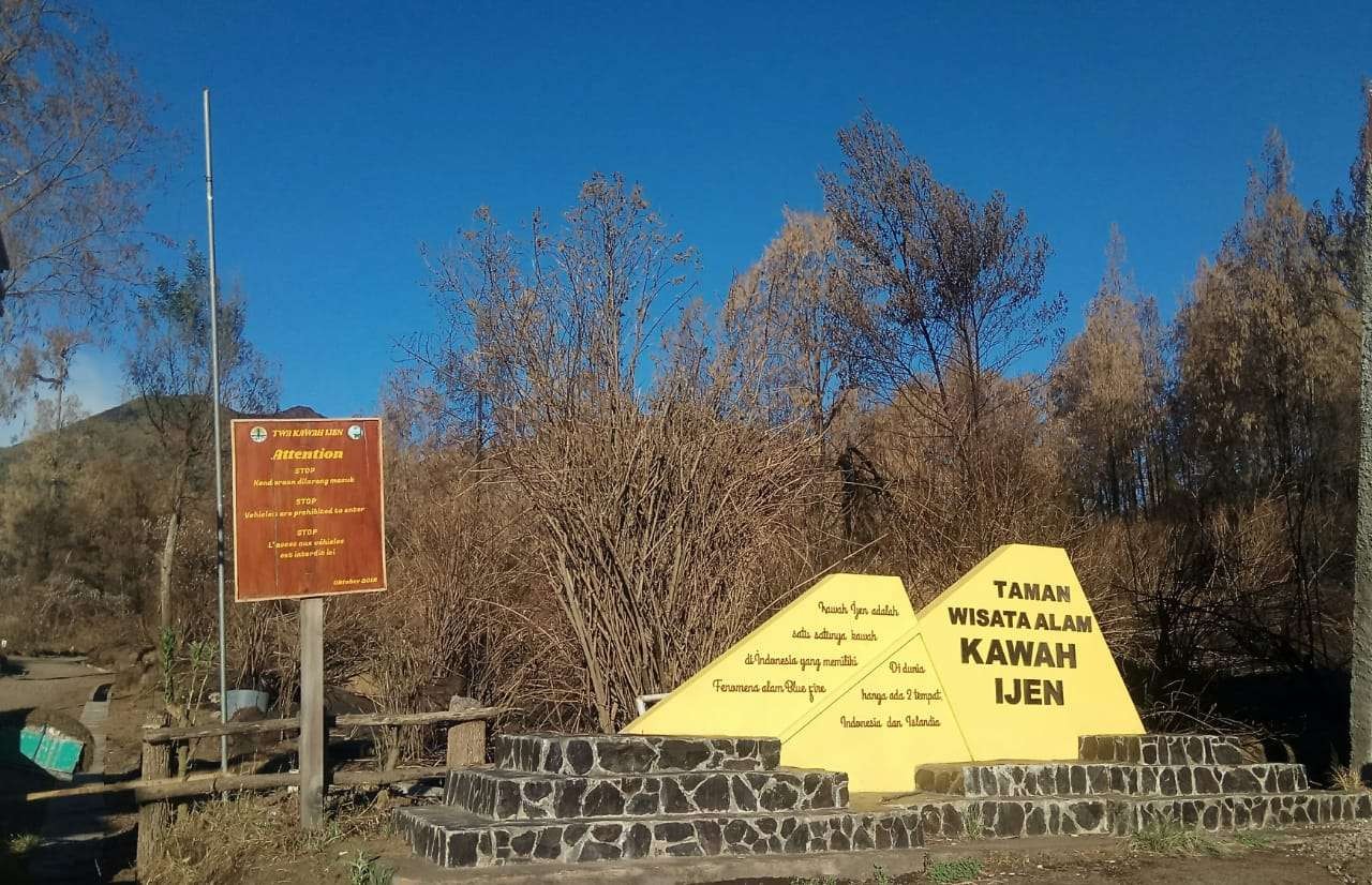 Salah satu sudut Taman Wisata Alam Kawah Ijen (foto: Muh Hujaini/Ngopibareng.id)