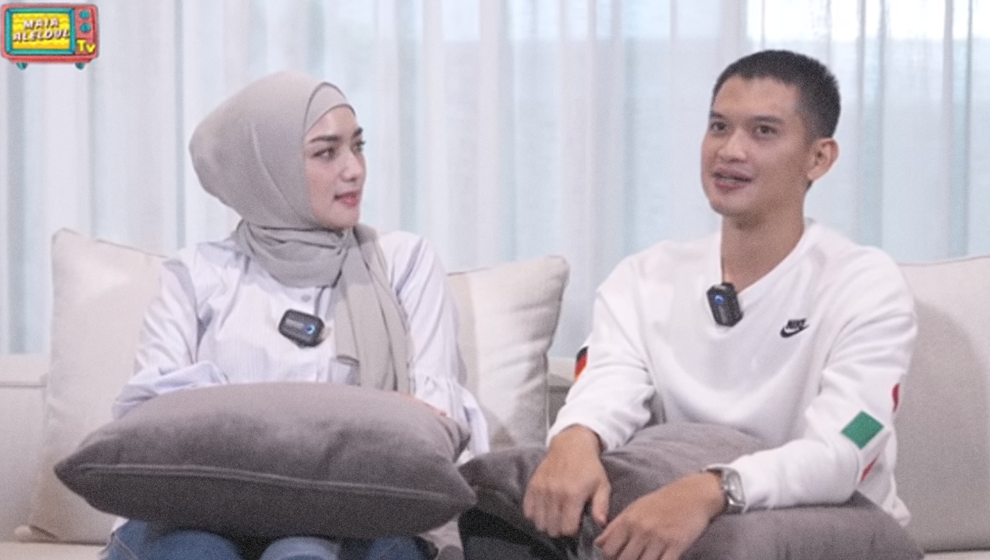 Pasangan Rezky Aditya dan Citra Kirana. (Foto: YouTube Maia AlElDul TV)