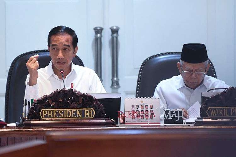 Presiden Jokowi dan Wakil Presiden Ma'ruf Amin. (Foto Dok. BPMI sebelum pandemi Covid-19)