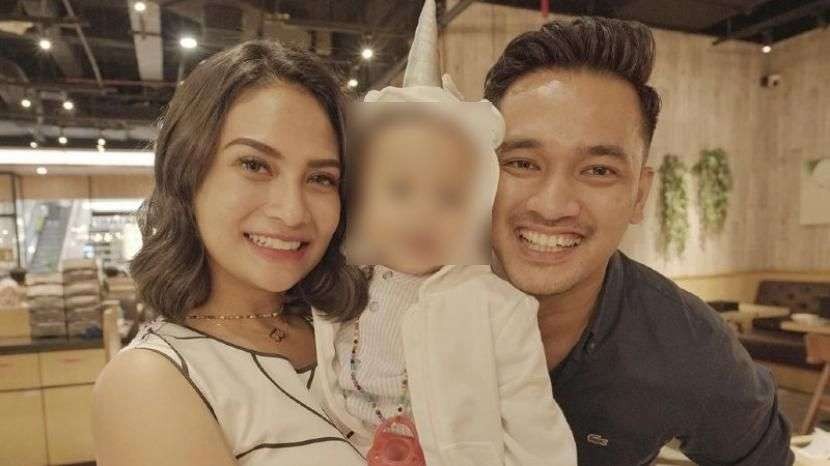 Pasangan sehidup semati Vanessa Angel dan Febri Ardiansyah atau akrab disapa Bibi Ardiansyah, bersama putranya Gala Sky Ardiansyah. (Foto: Istimewa)