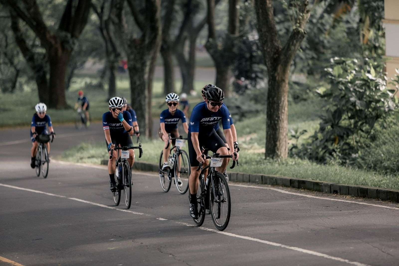 Tanjakan di dalam Taman Dayu sejauh 8 km dan titik tertingginya mencapai 23 persen. (Foto: Istimewa)