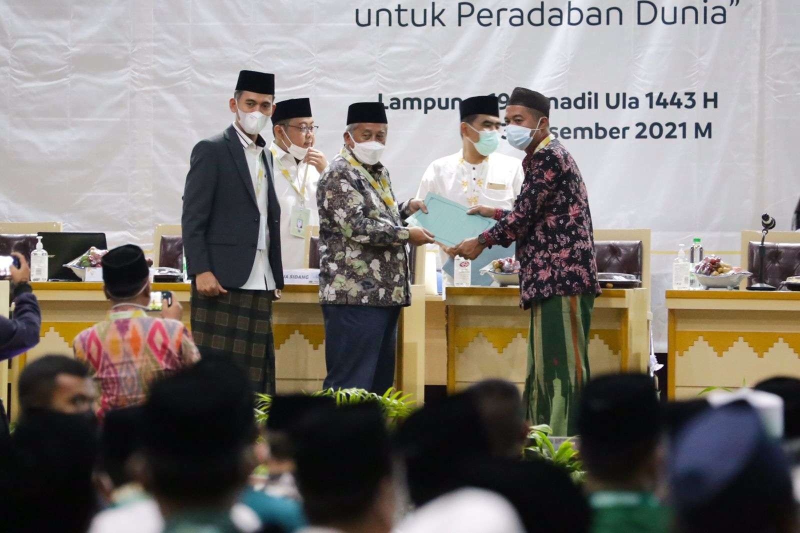 Prof M Nuh saat Sidang Paripurna penentuan AHWA.