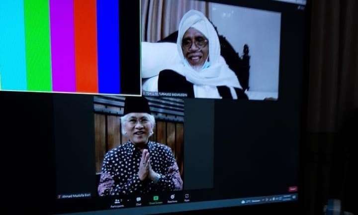 KH Ahmad Mustofa Bisri dan Tuan Guru Haji Turmudzi Badruddin